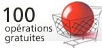 100 opérations gratuites