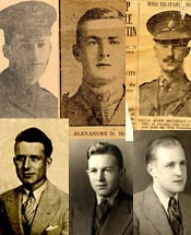 collage of soldiers from WW1 and WW2