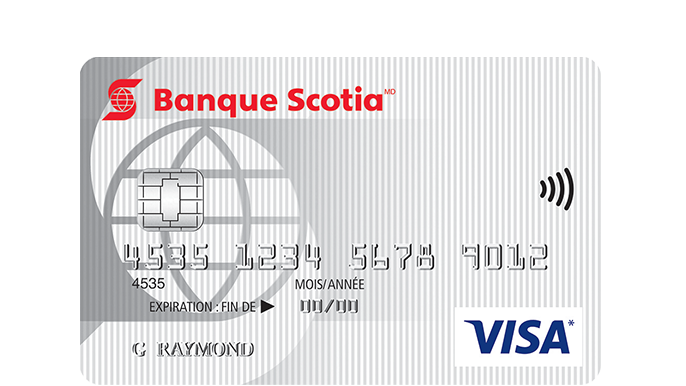 Carte de crédit Visa minima Scotia