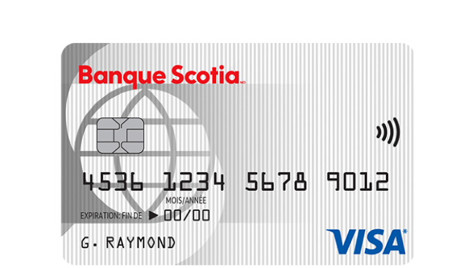 Carte de crédit Visa minima Scotia