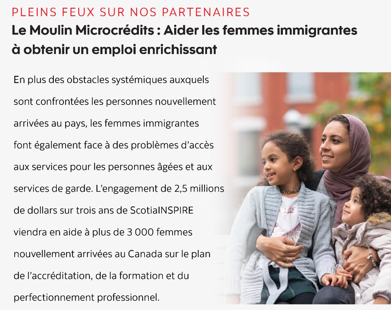 PLEINS FEUX SUR NOS PARTENAIRES - Le Moulin Microcrédits