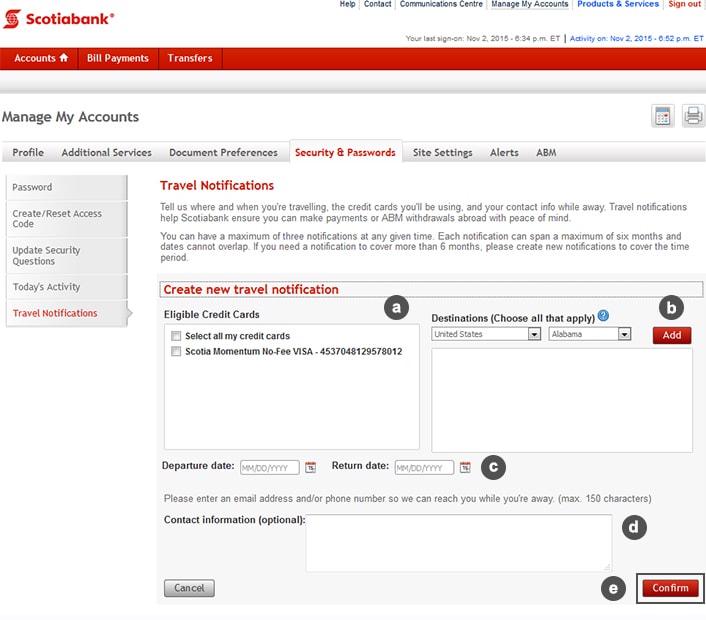 Free download program Activate My Scotia Visa Card