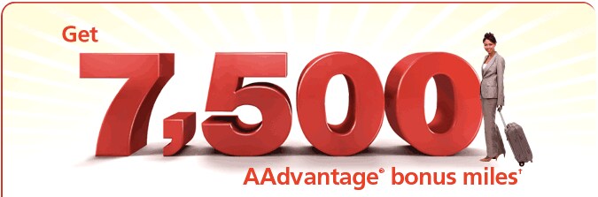Get 7,500 AAdvantage bonus miles