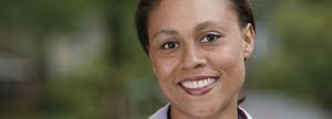 Portrait of woman smiling