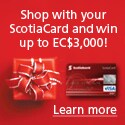Shop with your ScotiaCard this Christmas!