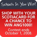 Shop with your Scotiacard for a chance to win