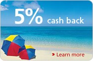 Get 5% cash back with a Scotiabank MasterCard® credit cards