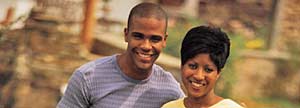 Young Couple Smiling