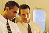 Two Executive man in the Airplane