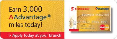 Scotiabank AAdvantage® Business Executive MasterCard Card