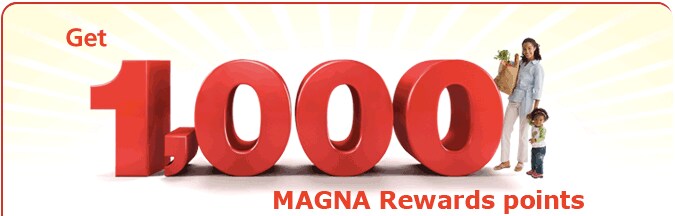 Get 1,000 Bonus MAGNA Rewards