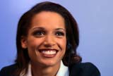 Businesswoman having a pleasant chat