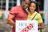 Young couple that just bought a house