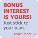 Bonus interest is yours! just stick to your plan.