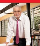An architect working in his office