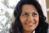 Woman smiling 