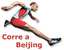 Atleta en la promoción Corre a Beijing 2008