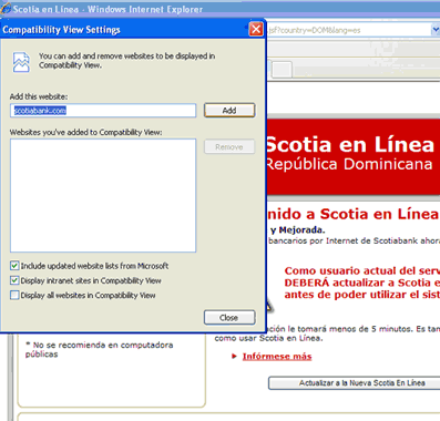 pantalla de Internet Explorer 8, figura 2