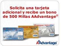 solicita tarjetas adicionales y gana millas