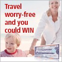 Travel worry-free and you could win.