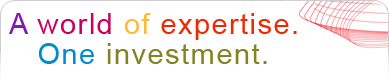 A world of expertise. One investment.