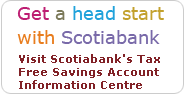 Get a head start with Scotiabank - Visit Scotiabank's Tax Free Savings Account Information Centre