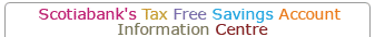 Scotiabank's Tax Free Saving Account Information Centre