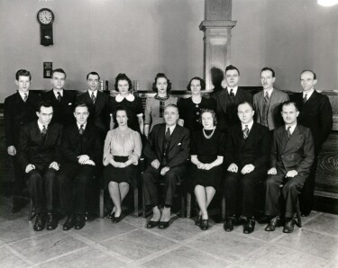 Staff of Kitchener, Main Branch, 1941.