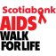 Scotiabank AIDS walk for Life logo