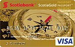 Image of ScotiaGold VISA Card