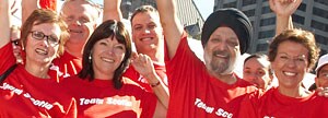 Scotiabank Employees Cheering