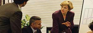 Person giving presentation