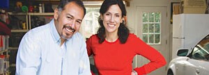 Couple in Garage