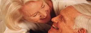 Happy retired couple