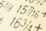 Close up of stock prices