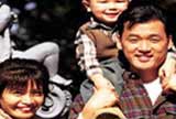 A young family.