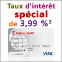 VISA Minima - Taux spécial de 3,99%