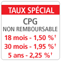 new 30-month special rate GIC at 1.80%