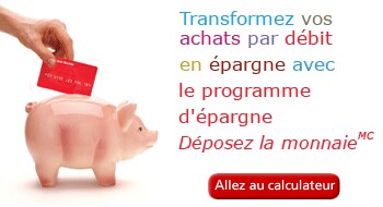 Déposez la monnaie