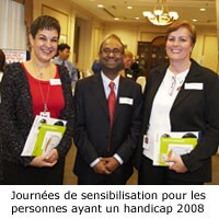 Journées de sensibilisation pour les personnes ayant un handicap 2008