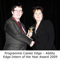 Programme Career Edge – Ability Edge Intern of the Year Award 2009