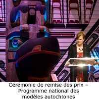 Cérémonie de remise des prix – Programme national des modèles autochtones
