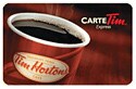 Carte Tim Express Tim Hortons