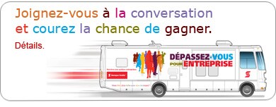 Joignez-vous à la conversation et courez la chance de gagner.