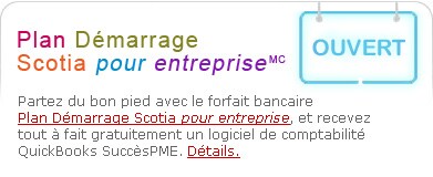 Plan Démarrage Scotia pour entreprise