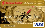 Carte VISA Or Scotia Passeport