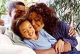 Family Hugging