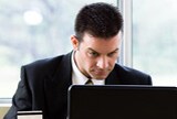 Man at laptop