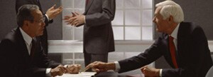 Deux hommes d'affaire