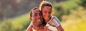Couple in the park